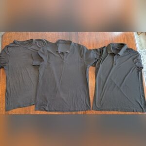 Bundle Of Lululemon Men's Black Shirts XL
